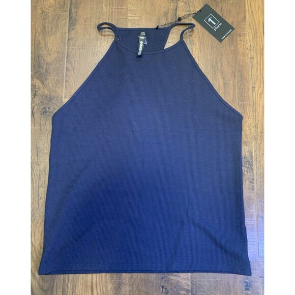 NWT 1st Phorm High Neck Sleeveless Women’s Tank Navy Blue 2XL - Picture 5 of 5
